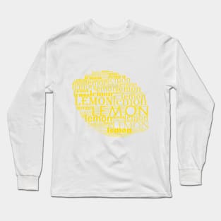 Lemon typography Long Sleeve T-Shirt